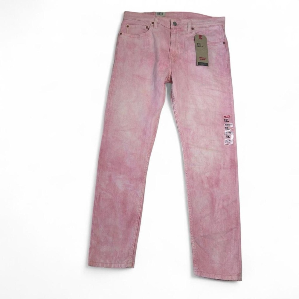 Levi’s 512 Slim Taper Pink Jeans NWT Mens 33x30
